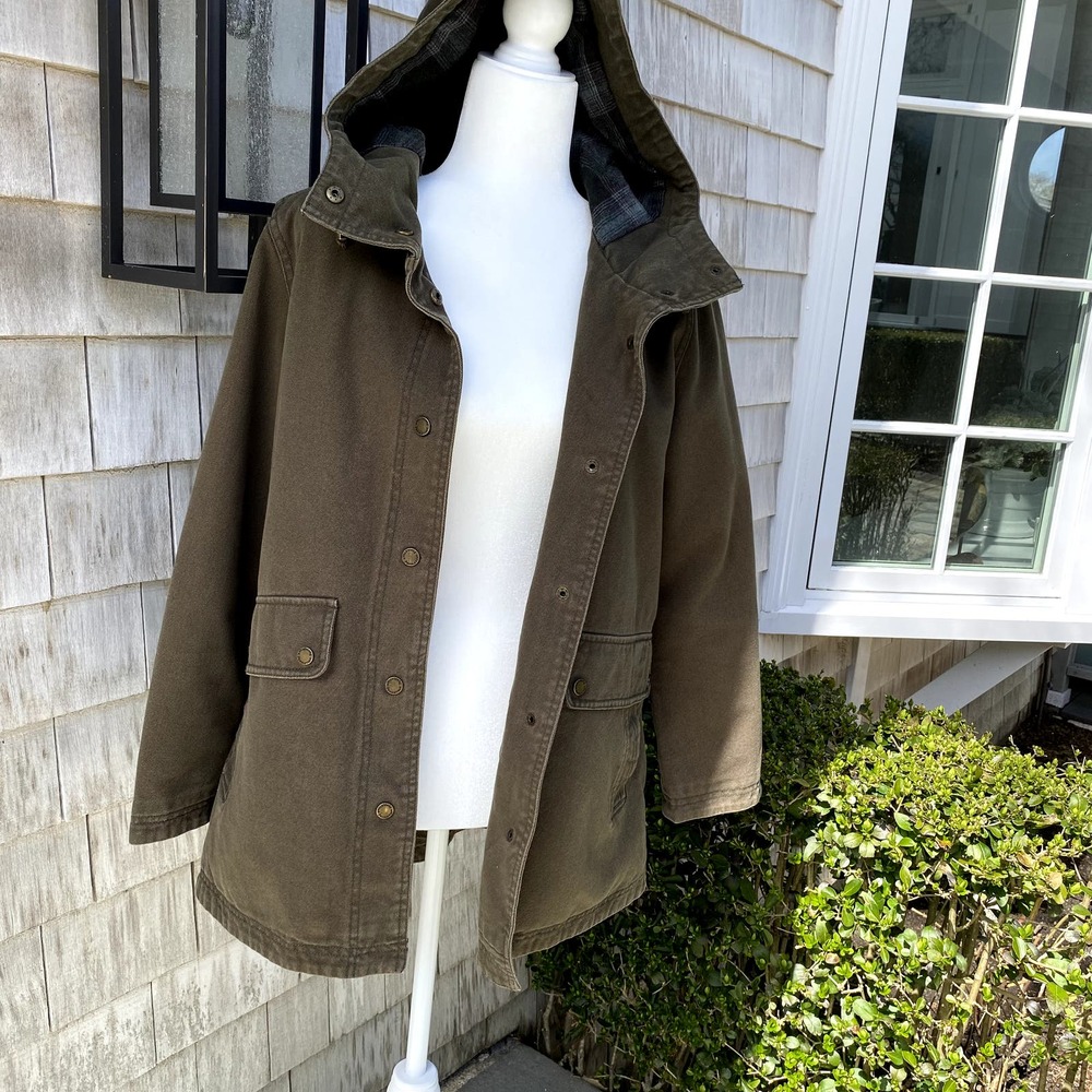 Pendleton Women's Dry Goods Barn Coat Jacket  Size S/P Olive Green